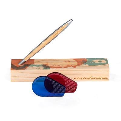 Вечная ручка Pininfarina Cambiano RAPHAEL URBINAS (Светло-коричневый; серебряный)