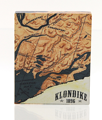 Бумажник KLONDIKE «Don», натуральная кожа в темно-коричневом цвете, 9,5 х 12 см