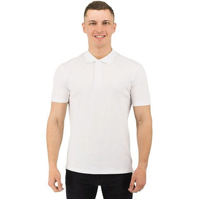 Рубашка поло Rock, мужская (белая, 2XL) (Белый)