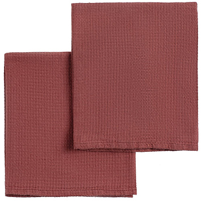 Набор полотенец Fine Line  (Красный)