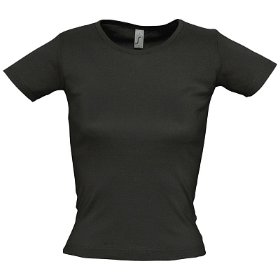 Футболка женская с круглым вырезом Lady 220 черная (Чёрный)