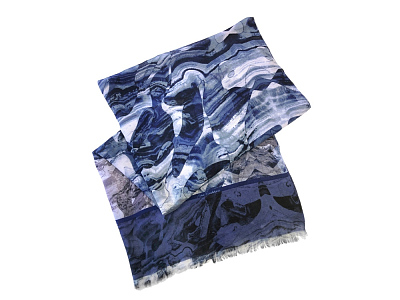 Шарф- палантин Уральский хребет