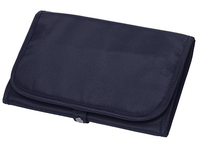 Несессер для путешествий со съемной косметичкой Flat (Тёмно-синий)