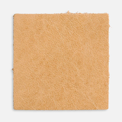 Лейбл кожаный Pasek, L  (Бежевый)