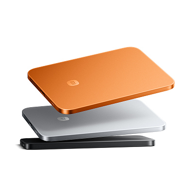 Беспроводной магнитный ПЗУ Xiaomi UltraThin Magnetic Power Bank 5000 15W, оранжевый
