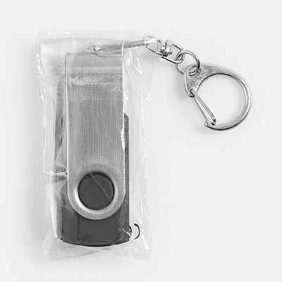 Флешка Twist, черная, 8 Гб