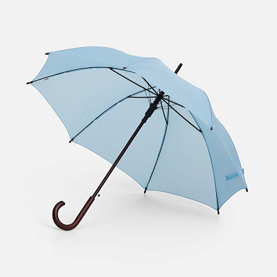Зонт-трость Standard, черный (Голубой)