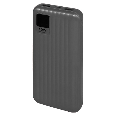 Универсальный аккумулятор Wave 10 (10000 мАч) , 14,9х6.7х1,6 см (Серый)