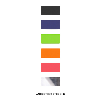 Шильд металлический, покрытие soft touch, подложка хром, темно-синий