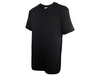 Футболка Sydney с подвернутыми рукавами, мужская (Чёрный)