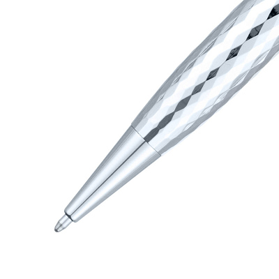 Ручка шариковая Pierre Cardin MODERN, цвет - серебристый. Упаковка B-2