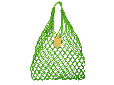 Авоська Dream из натурального хлопка, 15 л (Зеленое яблоко)