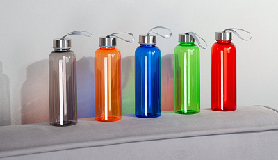 Бутылка для воды "H2O" 500 мл, зеленое яблоко