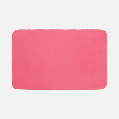 Флисовый плед Warm&Peace, розовый (коралловый)