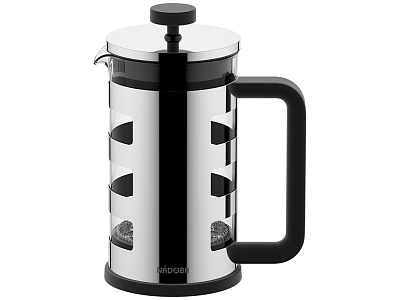 Френч-пресс KRYSTOF, 0,6 л (Стальной, черный) Френч-пресс KRYSTOF, 0,6 л (Стальной, черный)