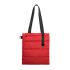 Шоппер Superbag Bubble, с магнитной кнопкой (красный с черным) - Фото 2