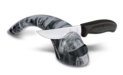 Точилка VICTORINOX для кухонных ножей, с 2 керамическими дисками, 205x55x65 мм, чёрная
