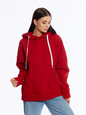 Худи унисекс оверсайз BB Banks 2XL/3XL (Красный)