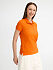 Рубашка поло женская People 210, оранжевая - Фото 5