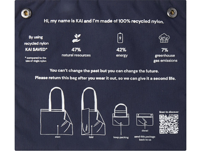 Сумка Kai из переработанного материала