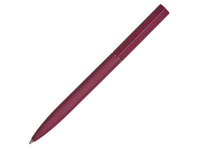 Ручка металлическая шариковая Minimalist, софт-тач (Красный бургунди)