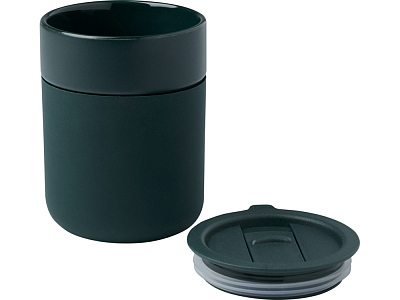 Кружка Java с силиконовой оберткой и пластиковой крышкой