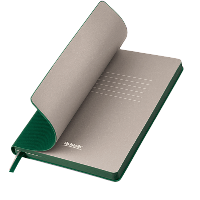 Ежедневник Rain недатированный, зеленый (без упаковки, без стикера) (Зеленый, серый)
