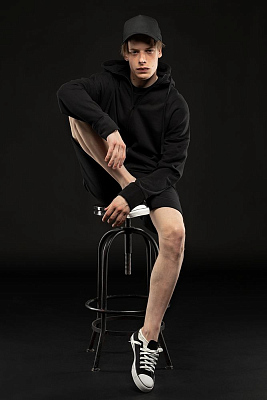 Толстовка унисекс H3, черная (Чёрный)