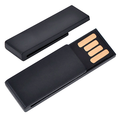 USB flash-карта "Clip" (8Гб) (Черный)