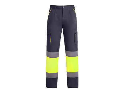 Брюки Enix мужские (Свинцовый/неоновый желтый)