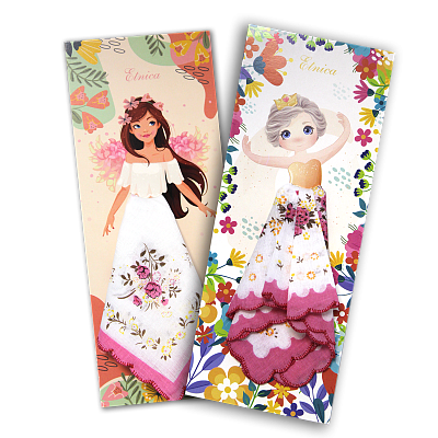 Сувенирный набор "Дамские наряды" Пс09 Платок носовой женский "ETNICA"