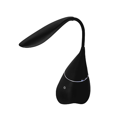 Настольная лампа с колонкой Swanny (Чёрный)