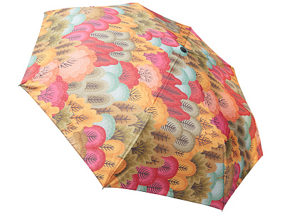 Зонт складной с возможностью полноцветной печати (Разноцветный)