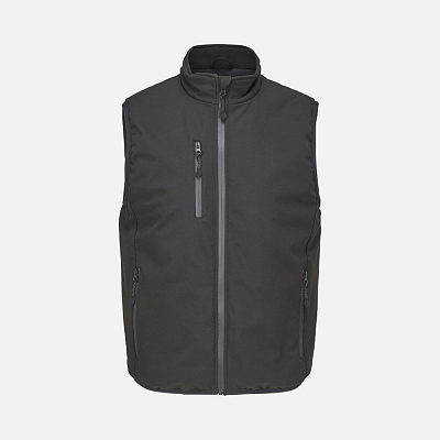 Жилет софтшелл унисекс Falcon BW, черный (Чёрный)