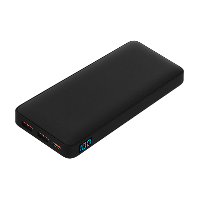 Внешний аккумулятор с подсветкой Анкор Плюс PD (Ancor PD Plus)10000 mAh, черный (Чёрный)