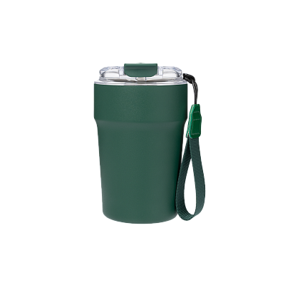 Термокружка вакуумная Монако (Monaco), темно-зеленая (Зеленый)