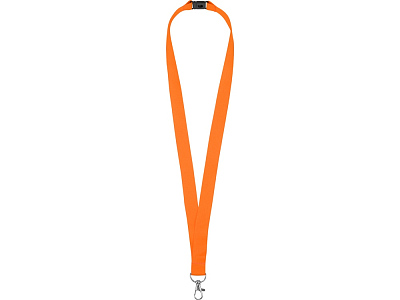 Ланьярд с карабином и замком безопасного разрыва (Оранжевый)