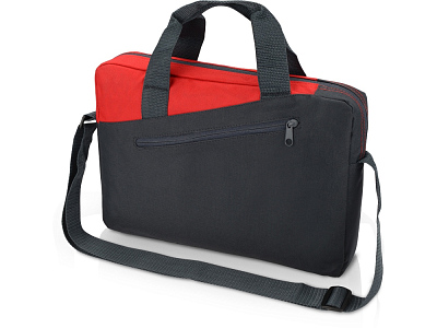 Сумка Portland (Темно-серый/красный)