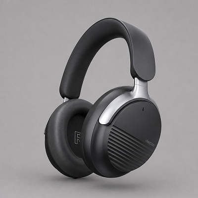 Беспроводные накладные наушники Stereo Vibe, BT 5.4, 400 мАч (Чёрный)