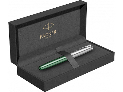 Ручка перьевая Parker Sonnet Essentials Green SB Steel CT