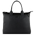 Сумка-шоппер BUGATTI Elsa, чёрная, воловья кожа/полиэстер, 46х11х31,5 см - Фото 2