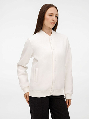 Бомбер унисекс AtmosWear, молочно-белый (Белый)