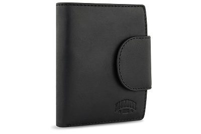 Бумажник KLONDIKE RUSH «Jenny», натуральная кожа в черном цвете, 11 х 12,5 х 2,5 см