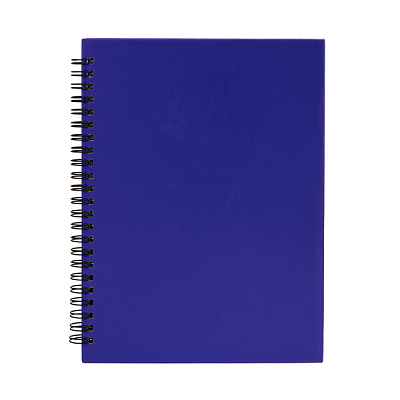Блокнот на пружине VALLE, королевский синий (Синий)