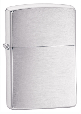 Зажигалка ZIPPO Classic с покрытием Brushed Chrome латунь/сталь серебристая матовая 38x13x57 мм