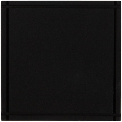 Лейбл из ПВХ Dzeta, L, черный (Чёрный)