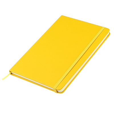 Блокнот A5 Monte в твёрдом переплёте  (Желтый)
