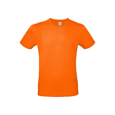 Футболка E150, черный (Оранжевый)