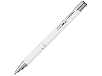 Ручка металлическая шариковая C1 soft-touch (Белый)