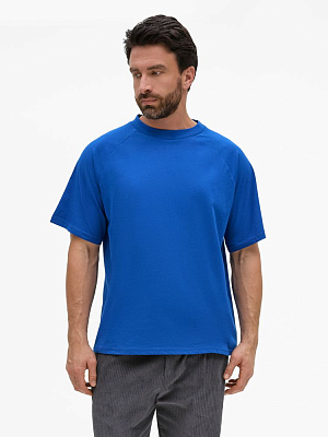 Футболка унисекс оверсайз T2, синяя (Синий)